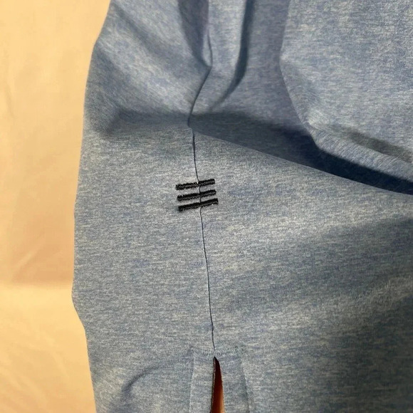 Adidas Golf Polo Men's XL Blue Short Sleeve Collared 1/4 Button Shirt - Picture 5 of 9